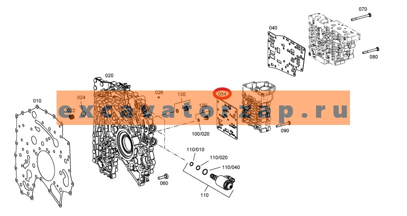 Запчасти для John Deere 315SK/325J/325K
