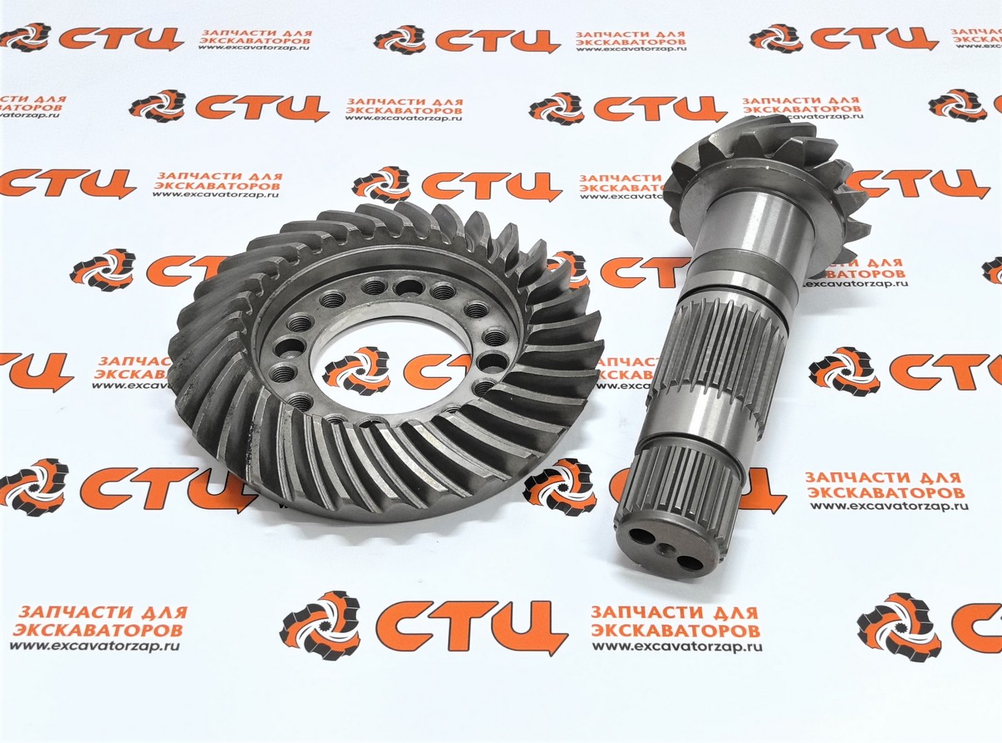 Главная пара 4143.216.030, 4143216030, 4143-216-030 переднего, заднего мостов экскаватора HYUNDAI