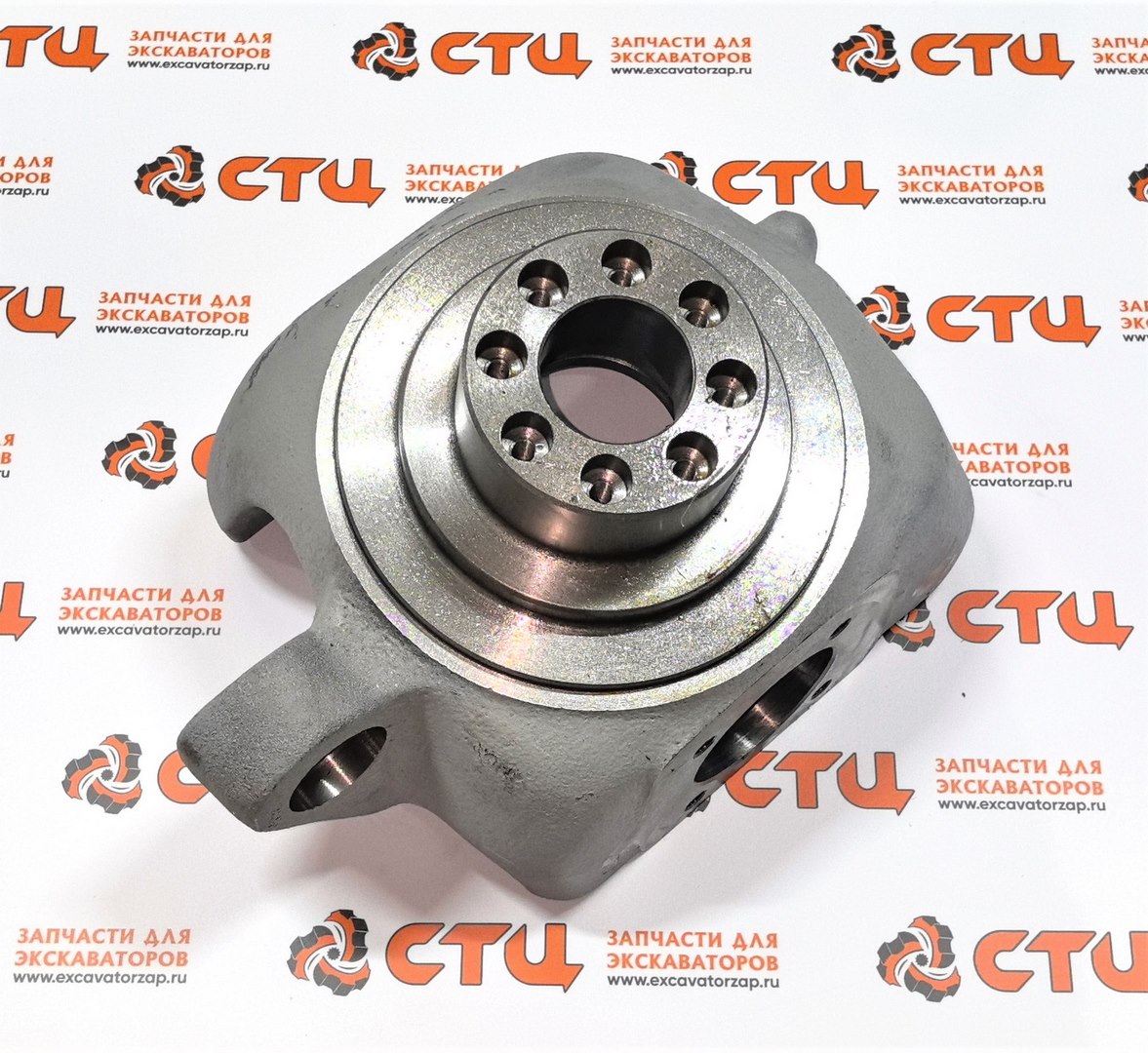 Кулак поворотный ZGAQ-03380 левый переднего моста экскаватора поргузчика Hyundai H940S