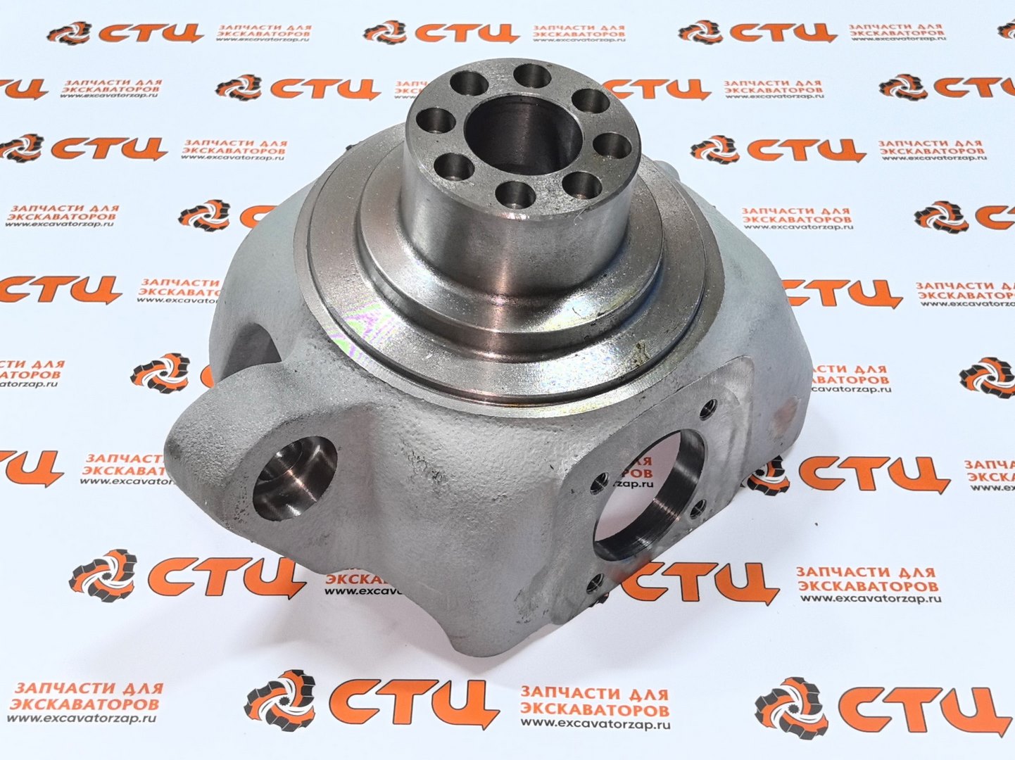 Кулак поворотный ZGAQ-03380 левый переднего моста экскаватора поргузчика Hyundai H940S