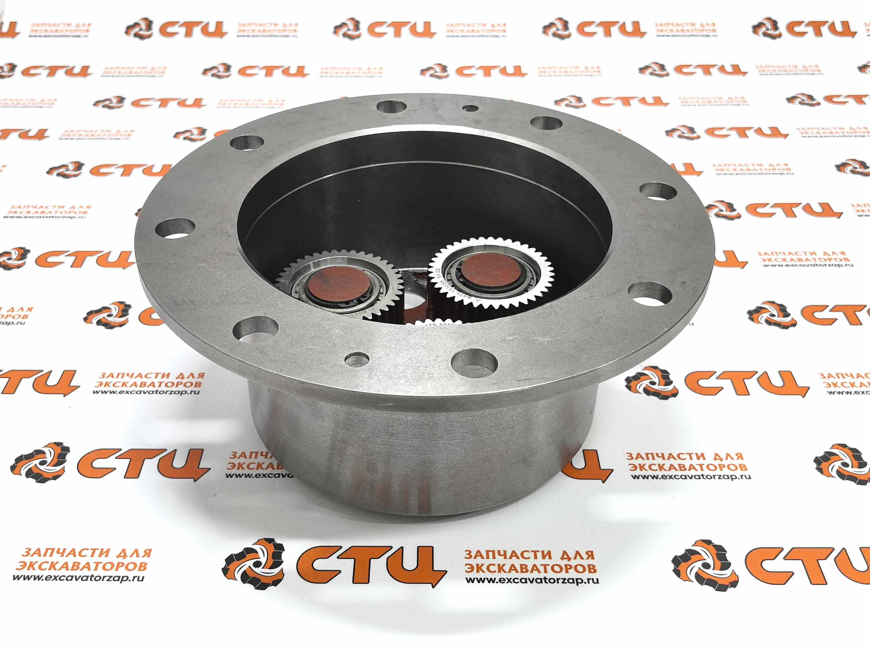 Крышка бортового редуктора в сборе (с сателлитами) 4475.305.230, 4475305230, 4475-305-230 (производство Турция) переднего моста экскаватора погрузчика CAT 416C, 416D, 420D, 424D, 426C, 428C, 428D, 430D, 432D, 436C, 438C, 438D, 442D