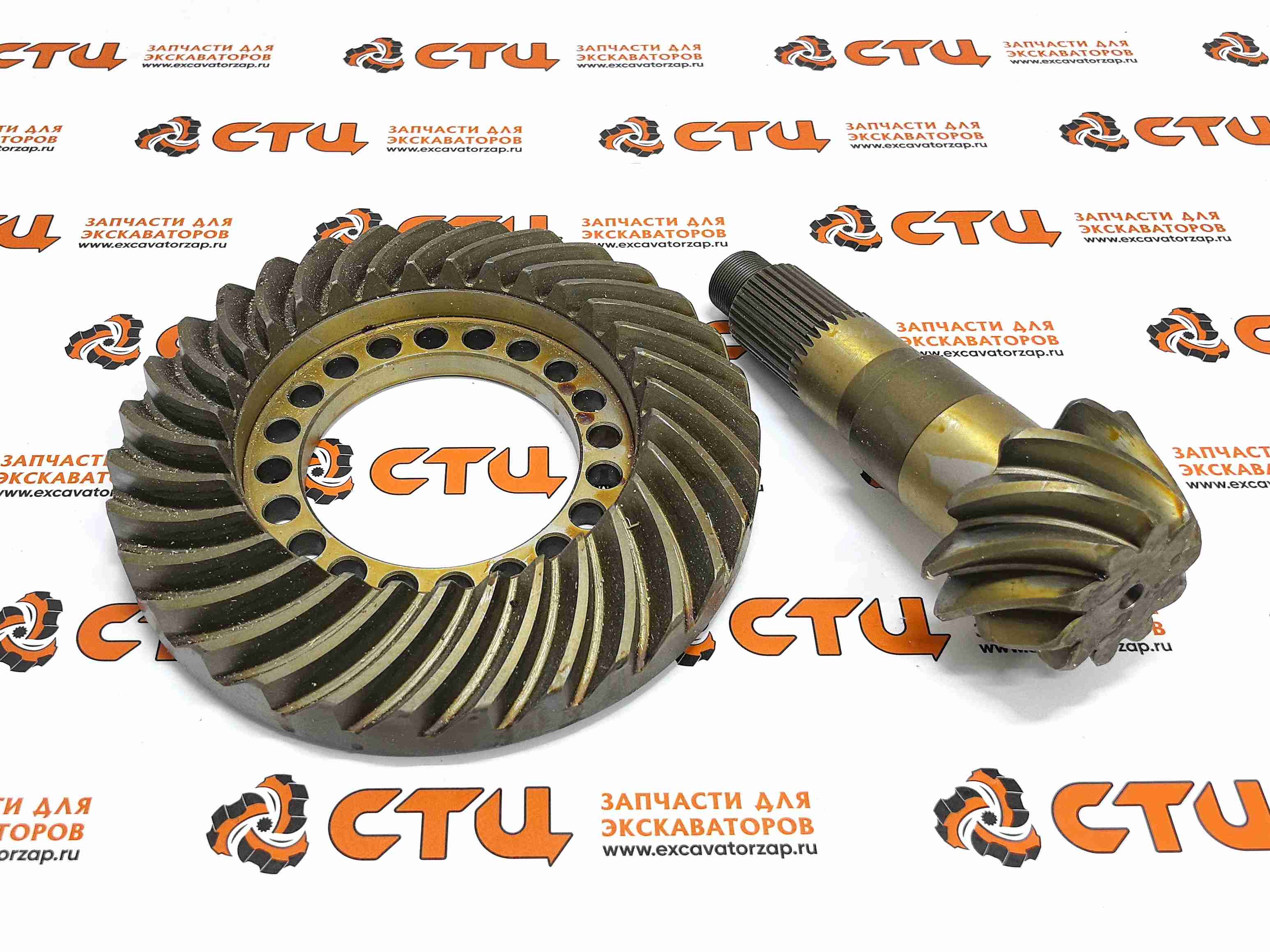 Главная пара ZGAQ-04425 + ZGAQ-04424  моста фронтального погрузчика HYUNDAI HL730-9, HL730-9A, HL730-9S, HL730TM-9, HL730TM-9A