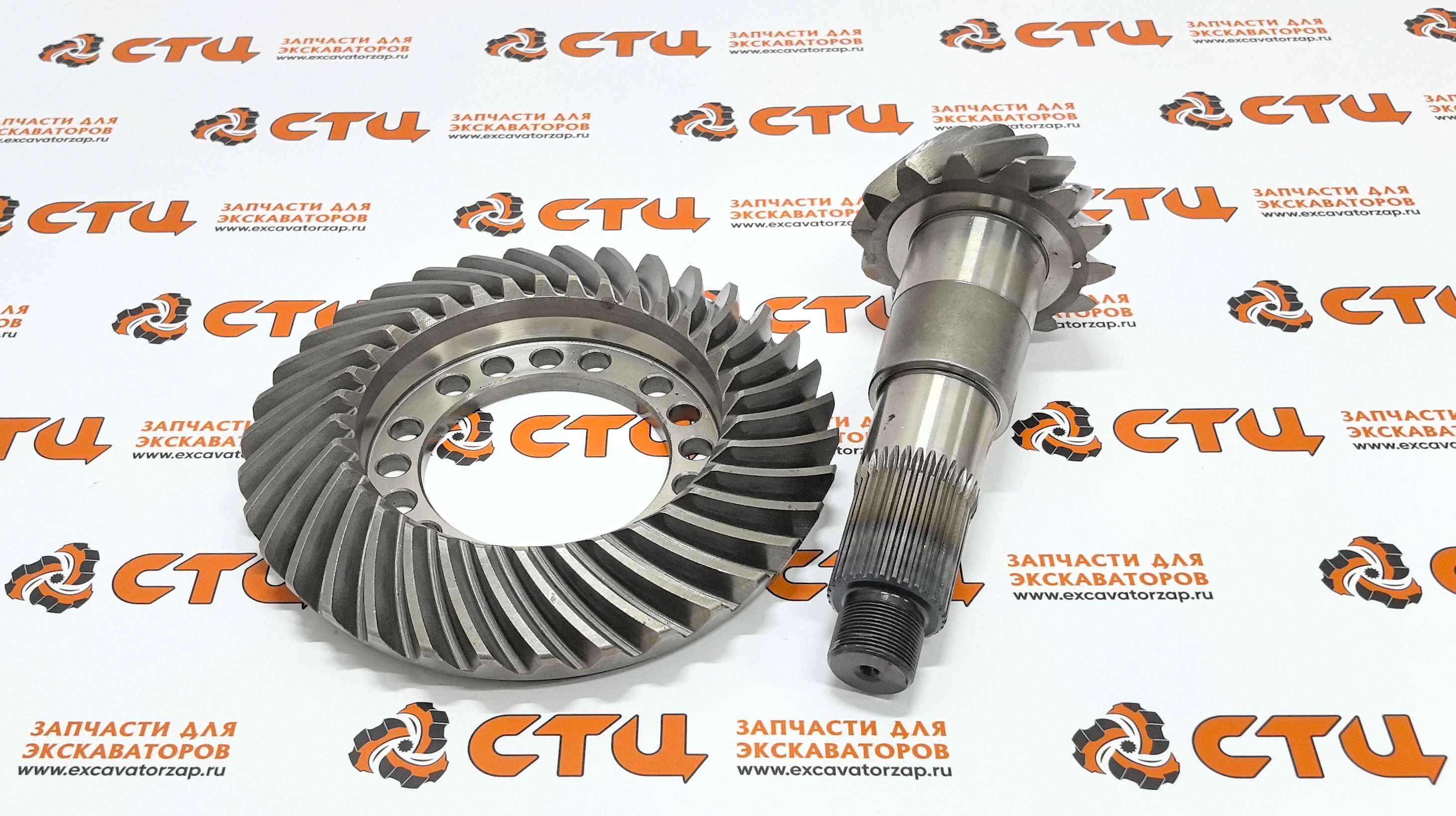 Главная пара 4472.348.062, 4472348062, 4472-348-062 + 4472.348.106, 4472348106, 4472-348-106 (АНАЛОГ) переднего, заднего мостов экскаватора HYUNDAI R140W9, R140W9S, R170W9